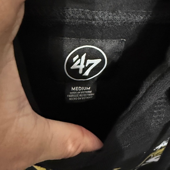 NFL Minnesota Vikings NWT SKOL Black Hoodie M - Picture 4 of 5